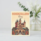 Hohenzollern Castle Burg Hohenzoller cadeau Briefkaart (Staand voorkant)