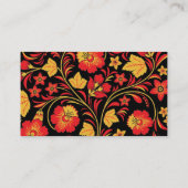 Hohloma Rood en Geel Visitekaartje (Achterkant)