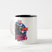 Hoho for president - ceramic mug (Devant gauche)