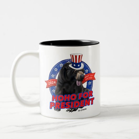 Hoho for president - ceramic mug (Gauche)