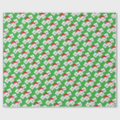 HoHo Holmium Chemistry Element met kerstmis Cadeaupapier (Vlak)