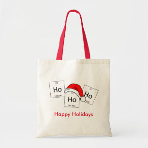 HoHo Holmium Chemistry Element met kerstmis Tote Bag