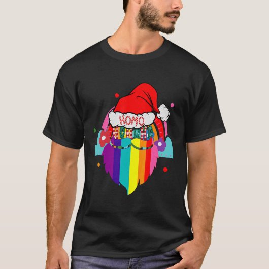 Hoho Homo Gay Kerstkerstkerstkerstkerstkerstkerstk T-shirt (Voorkant)