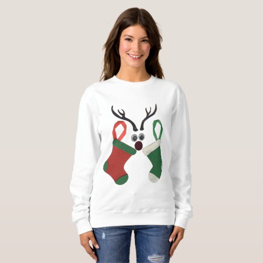 HOHO ! Noël avec Sweatshirt de compassion (Devant entier)