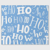"HoHoHo" Cadeaupapier (Vlak)