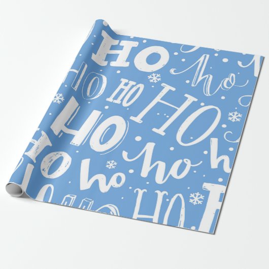 "HoHoHo" Cadeaupapier (Uitgerold)