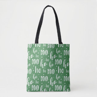 Hohoho Christmas canvas tas