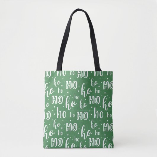Hohoho Christmas canvas tas (Voorkant)