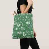 Hohoho Christmas canvas tas (Dichtbij)
