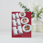 HOHOHO! Create your own holiday card! Briefkaart (Staand voorkant)