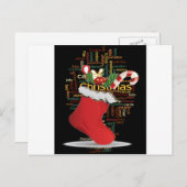 HoHoHo! De vrolijke GIFTEN van Kerstmis en een Feestdagenkaart (Voorkant / Achterkant)