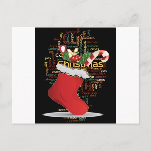 HoHoHo! De vrolijke GIFTEN van Kerstmis en een Feestdagenkaart (Voorkant)