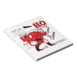 HOHOHO Een heerlijke kerst met dankbaarheid Notitieblok