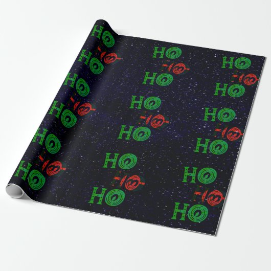 HoHoHo-kerstpapier Cadeaupapier (Uitgerold)