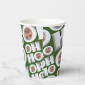 HoHoHo! Koffie van mij! Uw gezicht Papieren beker (Rechts)