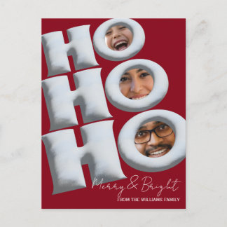 HOHOHO! Maak je eigen kerstkaart! Briefkaart