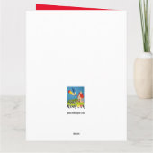 Hohoho Merry Christmas. Feestdagen Kaart (Achterkant)