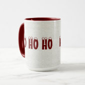 HOHOHO Red Frost Mok (Voorkant links)