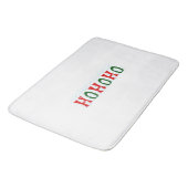 HOHOHO Santa Claus Laugh Snow Blizzard Kerstmis Badmat (Gekanteld)