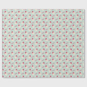 HOHOHO Sinterklaas op Mint Green Cadeaupapier (Vlak)