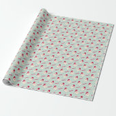 HOHOHO Sinterklaas op Mint Green Cadeaupapier (Uitgerold)