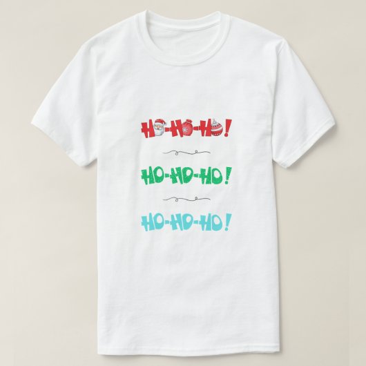 HoHoHo T-shirt Noël (Design devant)