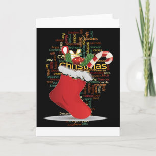 HoHoHo! Vrolijk kerstfeest en een gelukkig nieuwja Feestdagen Kaart