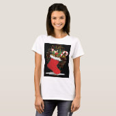 HoHoHo! Vrolijk kerstfeest en een gelukkig nieuwja T-shirt (Voorkant volledig)