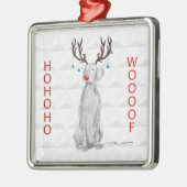 HOHOHOWOOOF WEIMARANER ORNAMENT (Links)