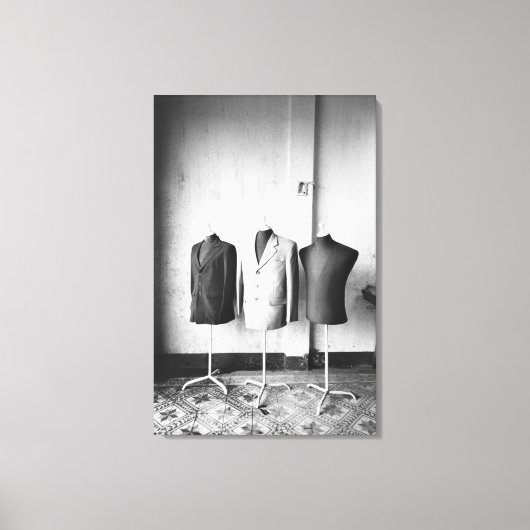 Hoi An Vietnam, Suit-jassen gemaakt om te bestelle Canvas Afdruk (Voorkant)