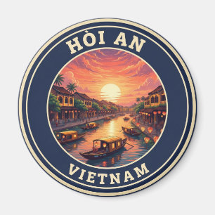 Hoi An Vietnam Vintage Travel Magneet