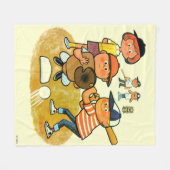 Hoi Batter! Fleece Deken (Voorkant (Horizontaal))