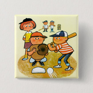 Hoi Batter! Vierkante Button 5,1 Cm