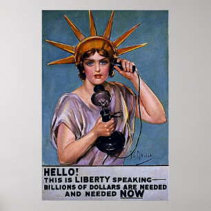 Hoi! Dit is de vrijheid om te spreken ~ WW1 Poster