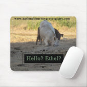 Hoi? Ethel? Murray Gray Mousepad Muismat (Met muis)