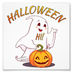 Hoi ! Halloween Foto Afdruk