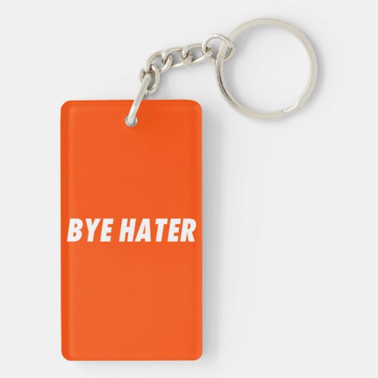 Hoi hater - Dag hater Sleutelhanger (achterkant)