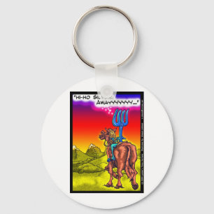 Hoi Ho Silver? Fun Lone Ranger Parody Cartoon Gift Sleutelhanger