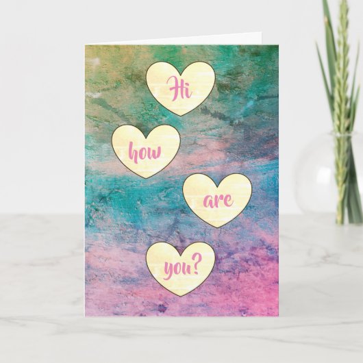 Hoi.. hoe gaat het met uw kaart van dalDesignNZ (Voorkant)