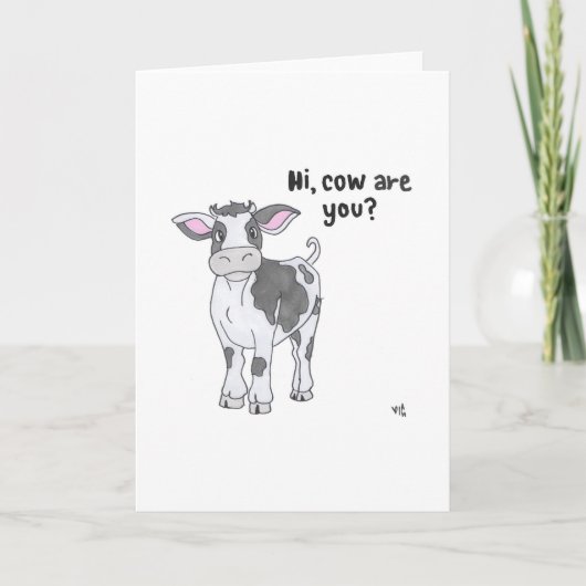 Hoi, Koe, ben je? Kaart (Voorkant)