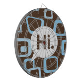 Hoi. Metaal kooisdartboard Dartbord (Voorkant Links)