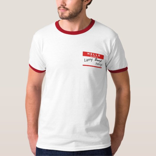 Hoi! Mijn naam is Larry, Darryl en Darryl T-shirt (Voorkant)