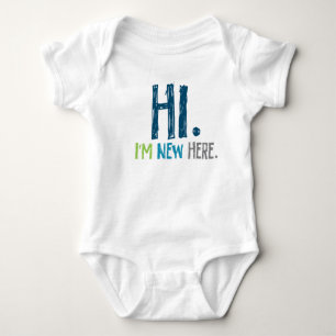 Hoi. Nieuw hier (jongen) Romper
