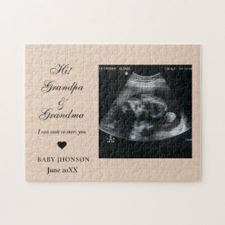 Hoi oma en opa foto echografie legpuzzel