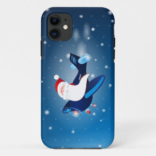 Hoi! Santa op het vliegtuig, iPhone5 hoesje