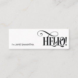 Hoi! Witte Visitekaartje