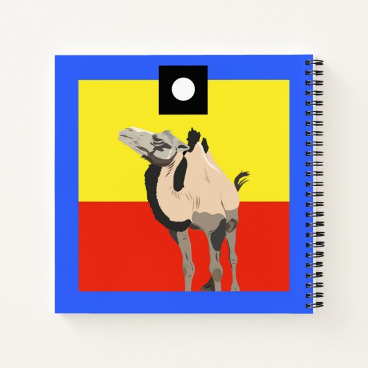 HoiHo de Camel Notitieboek (Achterkant)