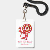 HOJ BADGE (Voorzijde met lanyard)