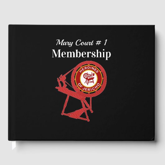 HOJ Lidmaatschapsboek Gastenboek (Voorkant)