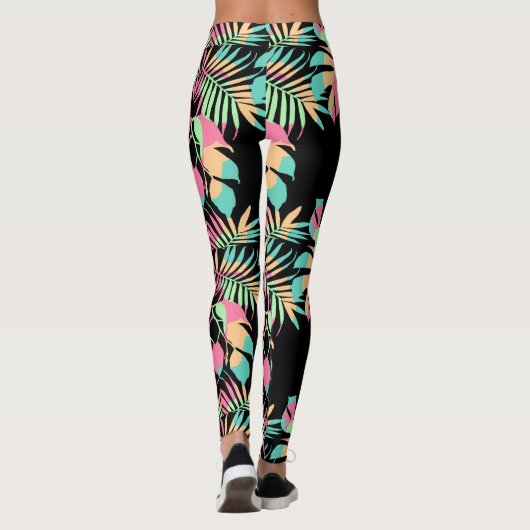 Hojas de colores leggings (Achterkant)